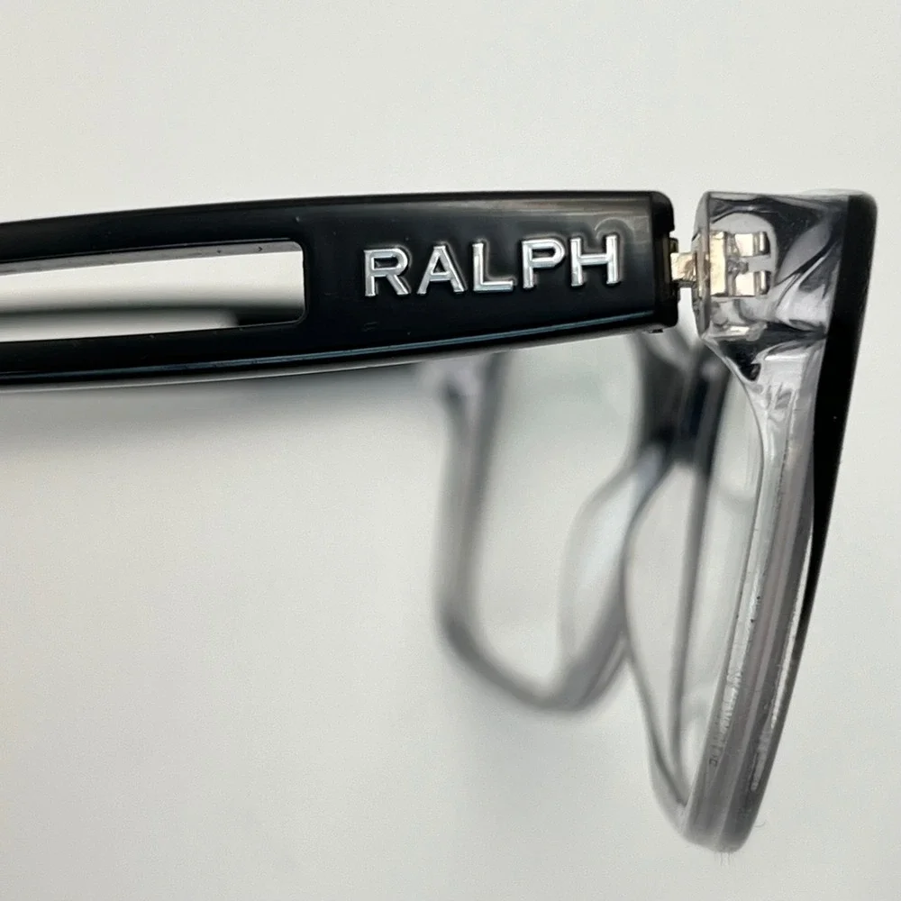 Ralph Lauren Eyeglasses RA7069 Black Clear Fade 1448 Frames 53-18-135 Modern